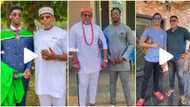 “Is He Single?” Young Nigerian Man Shares Pictures With His Father, Wonders Why Dad Is Fresher Than Him