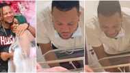 They look like twins: Uche Ogbodo says as she shares adorable video of her boyfriend gushing over their baby