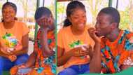 "Why man go dey blush?" Video of Nigerian man crying as pretty lady woos him generates buzz