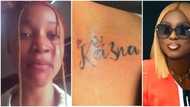 Lady who tattooed Ka3na on her thigh cries bitterly after BBNaija star bashed her