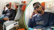 "Hating on my teacher who made me dislike French": BBNaija's Neo Akpofure says as he jets to watch AFCON