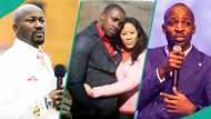 Apostle Johnson Suleman, Dunsin Oyekan speak on malice amid Frank Edoho's marital crisis, video trends