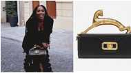 Luxury fashion: Singer Tiwa Savage spotted with N1.8m designer bag in Paris