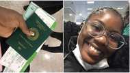 Nigerian lady set to 'Japa', celebrates online after getting her Canadian visa, tweeps congratulate her