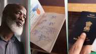 Tears, sadness as man displays his passport kids rubbished with pen, video stirs massive reactions