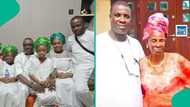K1 shows off 6 of his kids at late mum's Fidau prayers, netizens react: "This man is blessed"