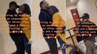 "Why are you running?" Nigerian woman surprises husband in China, makes him scream in video