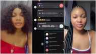 Lady credits all her family member's bank accounts, brother plays "Dorime" in WhatsApp chat