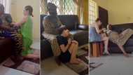 "The bond is strong": Woman braids white daughter-in-law's hair in cute video, netizens react