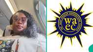 WAEC 2025 result: Mother reacts after seeing daughter's WASSCE result, displays grades online