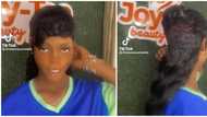 "In this heat": Reactions as fashionista shows off her mullet hairstyle in viral video