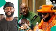 Seyi Tinubu meets Obi Cubana, E-Money, other Igbo billionaires, photos, video ignites reactions