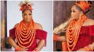 Actress Kemi Afolabi is a Benin queen for her birthday, shares stunning look online