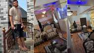 "Finer than Obi Cubana's house": Nigerian man erects classy mansion, video of interior stuns many