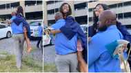 "I love this": Video shows sweet moment man 'jacked' up his daughter who couldn't walk with painful high heels