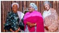 May 29: Aisha Buhari takes incoming First Lady Remi Tinubu on Aso Rock Villa tour