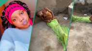 Lady who found younger sister in strange position at backyard opens up about what transpired