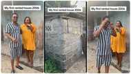 "Renovate the building": Nigerian man shows the one bedroom he lived in with his wife before wealth
