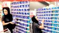 Bobrisky shops for sanitary pads, Nigerians react (video)
