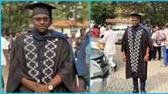 John Dumelo bags Masters degree in Law from University of Ghana, Photos Drop