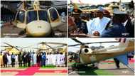 Breaking: Buhari inducts 109 power and MI-171E combat helicopters to fight insurgency (photos, video)