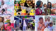 Mercy Johnson, Davido and 4 other celebrities who have thrown lavish birthday parties for their kids this year