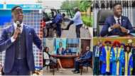 Nigerian student celebrates as he becomes vice chancellor of his university, shares adorable photos