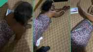 "She's always wanted a tab": Woman rolls on the floor over surprise gift from son, video melts hearts
