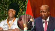 Beautiful moment as Ghanaian president John Mahama takes pictures with Asake, Nigerians react