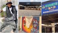 "Wetin konsain am with Quilox?" Fans congratulate Portable as he shows off final look of his restaurant, bar