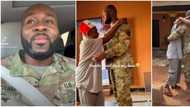 Nigerian man in US Army returns home after 6 years to surprise family, his dad becomes emotional in video