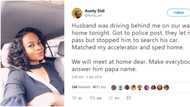 Twitter lady shares how she abandoned her husband at a police checkpoint on their way home