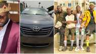 Tunde Ednut fulfills promise, surprises loyal fans who made a skit to appreciate him with a car