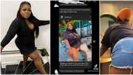 Lady accuses Eniola Badmus of ‘stealing’ her friend’s curvy photo and presenting it as hers, fans react