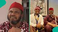 Pete Edochie mourns 'son' Alexx Ekubo, honours late actor with new social media profile picture