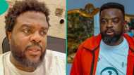 Aremu Afolayan breaks down in tears, apologises to his elder brother Kunle in moving video