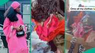 Married lady gives out her 'hot' clothes after husband disapproved 'baddie' lifestyle, video trends