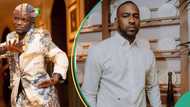 Portable Zazu rocks suit, Oyinbo helps him with tie in "Tony Montana" video shoot with Skepta