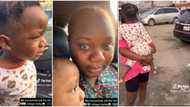"I hope she comes back": Madam and her little son burst into tears at bus park as househelp travels back home