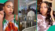 Lady who attended Redeemed Church in her area displays what she was given, people beg for location