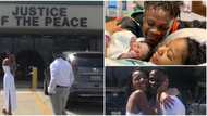 Singer Dotman marries his baby mama in the US months after they welcomed a child together