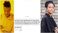 Scammer pretends to be Rihanna, sends man message about needing money to fix laptop before album release