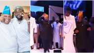 "Your excellency the governor": Davido reacts as uncle 'dancing senator' debuts new steps in viral video