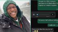 "She's a pretender": Man who relocated abroad without telling friend shares voice note she sent