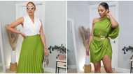 Style hack: Fashionista shows ladies how to rock pleated skirt as dress