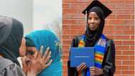 Ex-refugee born during civil war becomes 1st graduate in her family