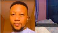 Lagos na for strong people: Man laments paying N12k for hotel room where he has to jump bed to enter toilet