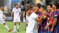 Ronaldinho stars as Real Madrid edge Barcelona in entertaining El Clasico legends exhibition game