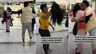 Excited lady pulls off her wig as she lands in Canada after 12 years, reunites with siblings in video