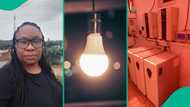 Electricity in Nigeria: Lady happy as she generates her own power using expensive solar system